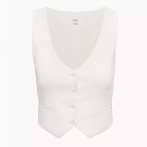 Aritzia Wilfred Desire Vest in Light Birch Size 0 Womens NEW